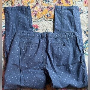 Tommy Hilfiger Blue Polka Dot Pants